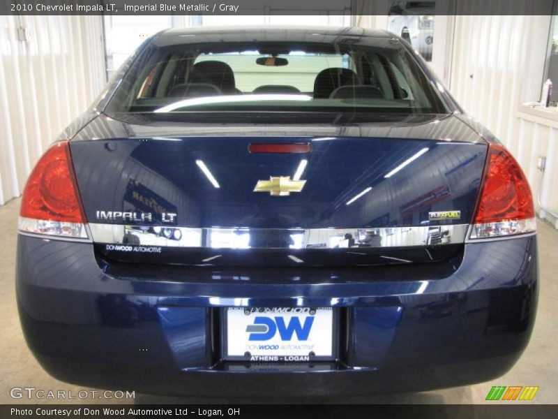 Imperial Blue Metallic / Gray 2010 Chevrolet Impala LT