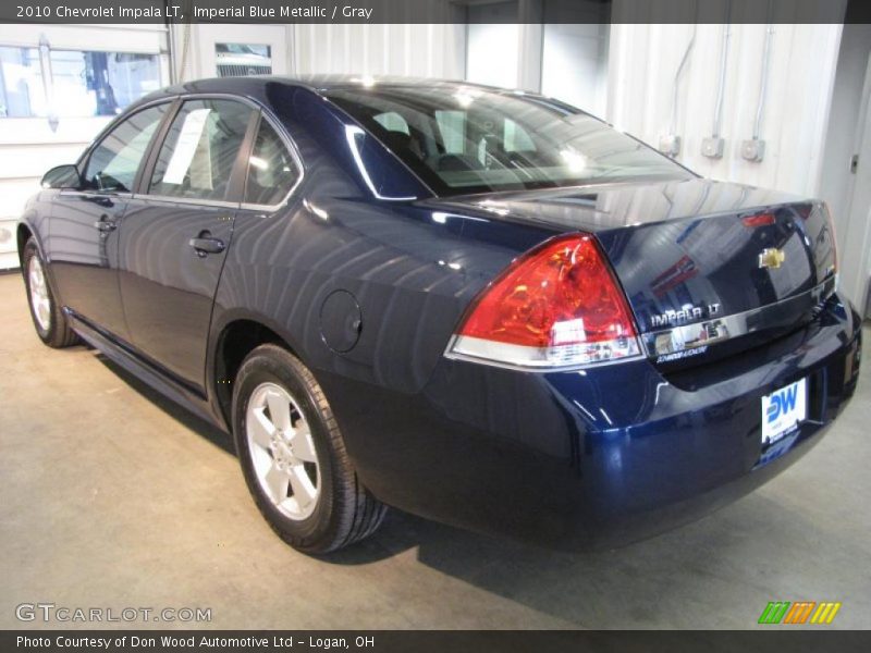 Imperial Blue Metallic / Gray 2010 Chevrolet Impala LT