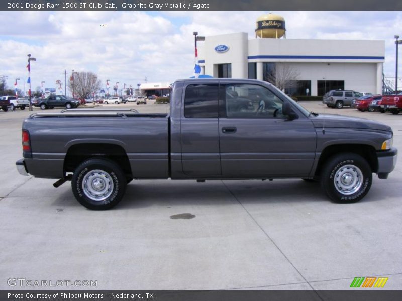 Graphite Gray Metallic / Agate 2001 Dodge Ram 1500 ST Club Cab