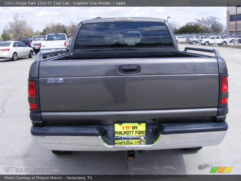Graphite Gray Metallic / Agate 2001 Dodge Ram 1500 ST Club Cab