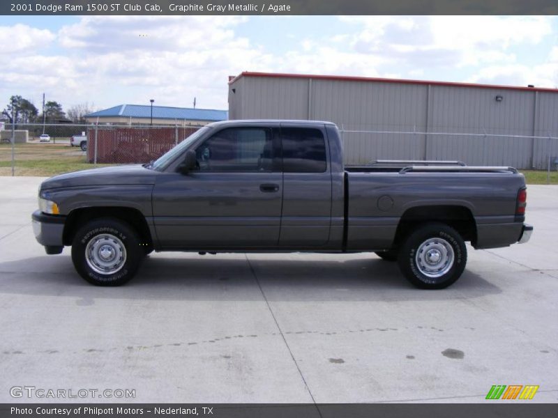 Graphite Gray Metallic / Agate 2001 Dodge Ram 1500 ST Club Cab