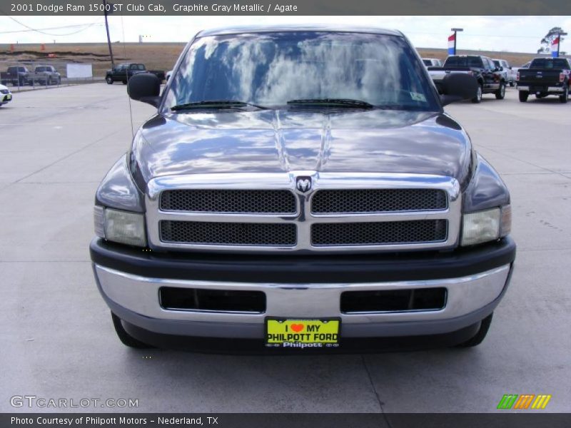 Graphite Gray Metallic / Agate 2001 Dodge Ram 1500 ST Club Cab