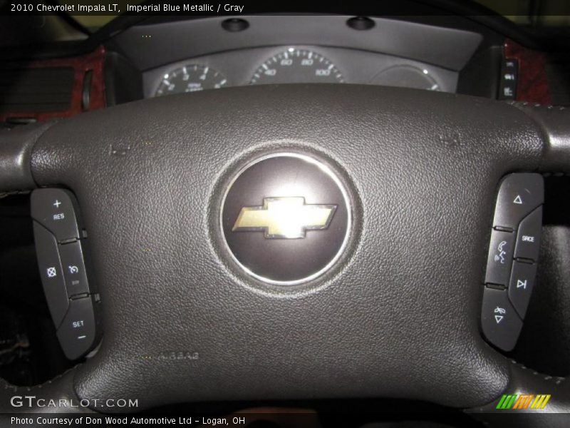 Imperial Blue Metallic / Gray 2010 Chevrolet Impala LT
