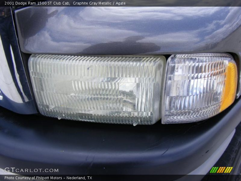 Graphite Gray Metallic / Agate 2001 Dodge Ram 1500 ST Club Cab