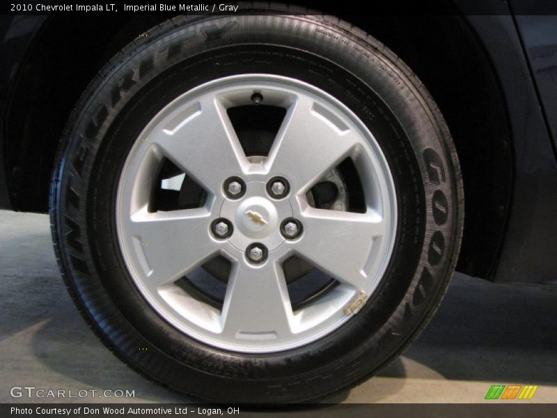 Imperial Blue Metallic / Gray 2010 Chevrolet Impala LT