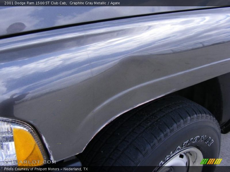 Graphite Gray Metallic / Agate 2001 Dodge Ram 1500 ST Club Cab