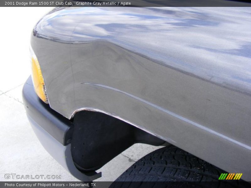 Graphite Gray Metallic / Agate 2001 Dodge Ram 1500 ST Club Cab