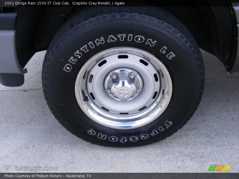 Graphite Gray Metallic / Agate 2001 Dodge Ram 1500 ST Club Cab
