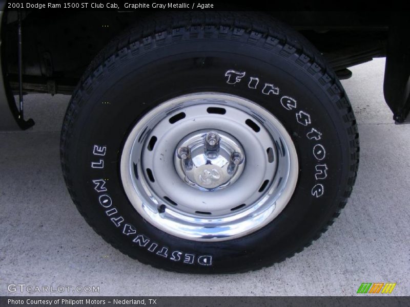 Graphite Gray Metallic / Agate 2001 Dodge Ram 1500 ST Club Cab