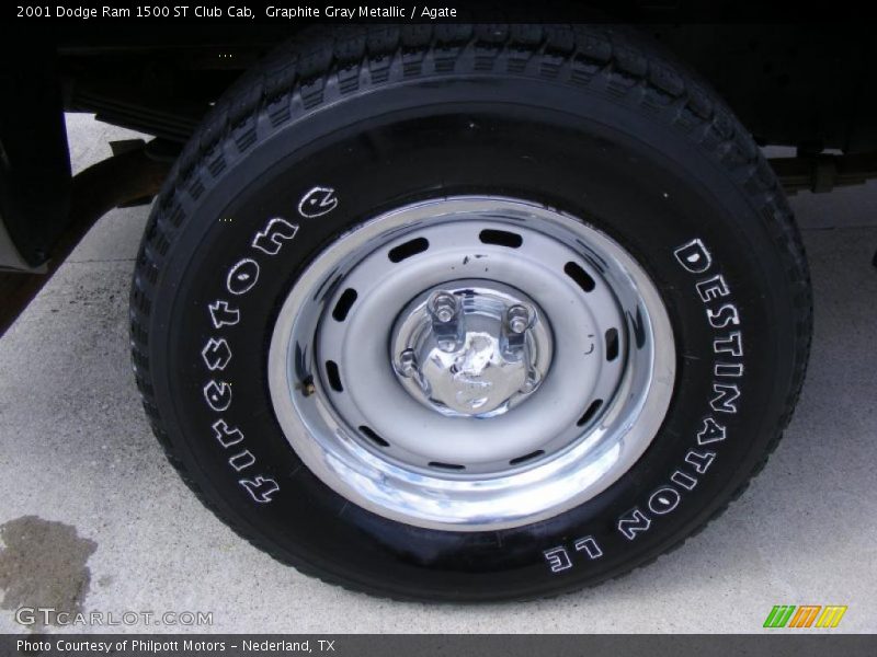 Graphite Gray Metallic / Agate 2001 Dodge Ram 1500 ST Club Cab