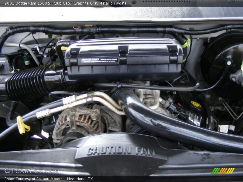 Graphite Gray Metallic / Agate 2001 Dodge Ram 1500 ST Club Cab