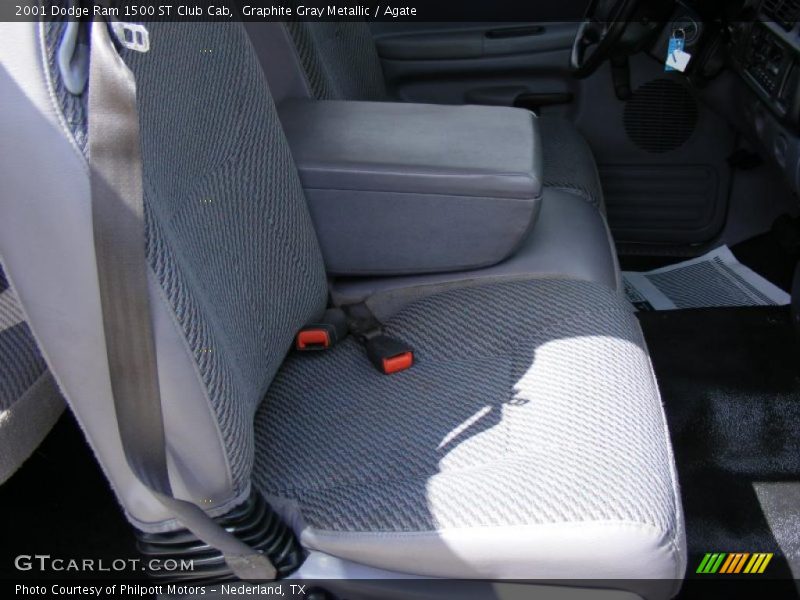 Graphite Gray Metallic / Agate 2001 Dodge Ram 1500 ST Club Cab