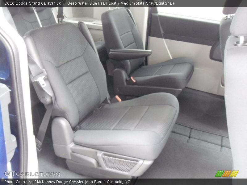 Deep Water Blue Pearl Coat / Medium Slate Gray/Light Shale 2010 Dodge Grand Caravan SXT