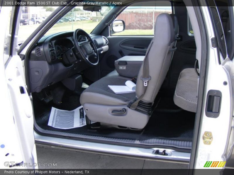 Graphite Gray Metallic / Agate 2001 Dodge Ram 1500 ST Club Cab