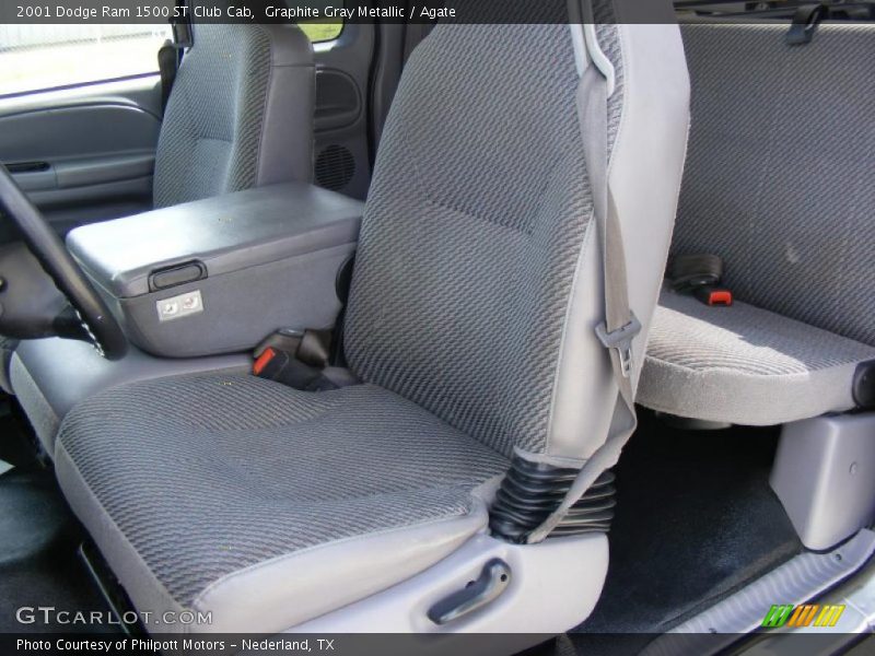 Graphite Gray Metallic / Agate 2001 Dodge Ram 1500 ST Club Cab