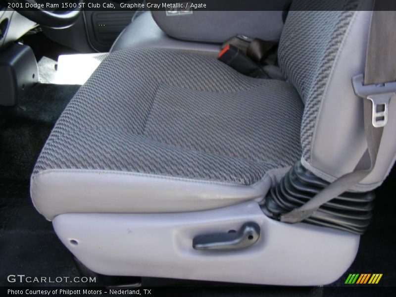 Graphite Gray Metallic / Agate 2001 Dodge Ram 1500 ST Club Cab