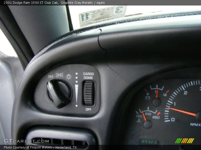 Graphite Gray Metallic / Agate 2001 Dodge Ram 1500 ST Club Cab