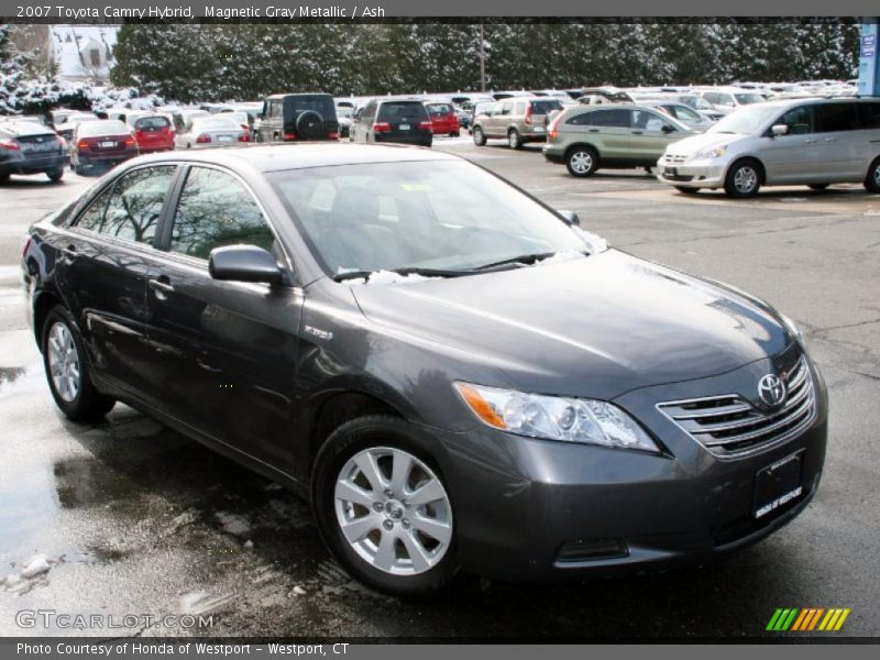 Magnetic Gray Metallic / Ash 2007 Toyota Camry Hybrid