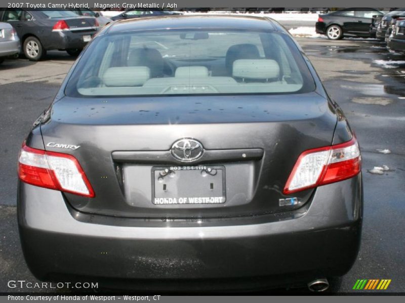 Magnetic Gray Metallic / Ash 2007 Toyota Camry Hybrid
