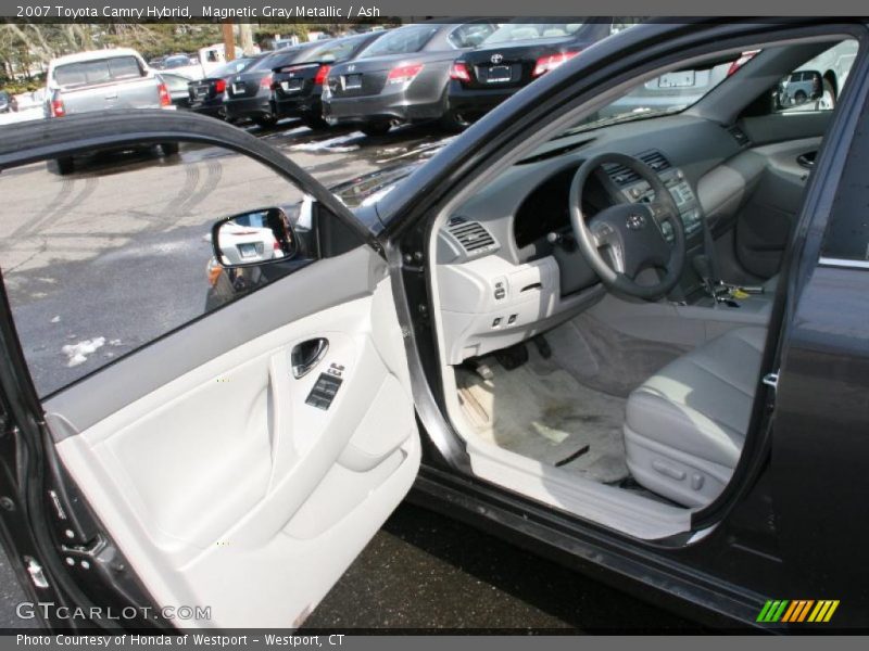 Magnetic Gray Metallic / Ash 2007 Toyota Camry Hybrid