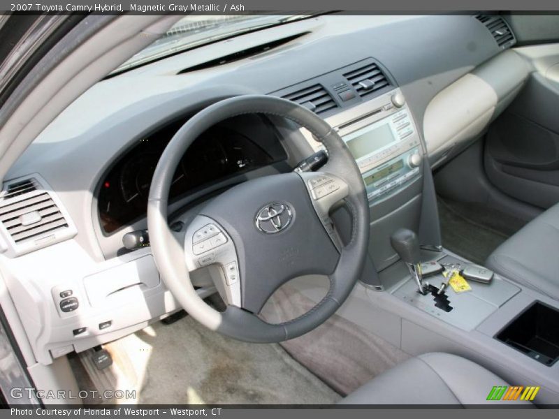 Magnetic Gray Metallic / Ash 2007 Toyota Camry Hybrid
