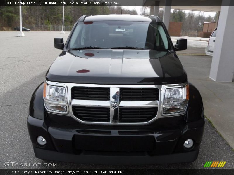 Brilliant Black Crystal Pearl / Dark Slate Gray 2010 Dodge Nitro SE