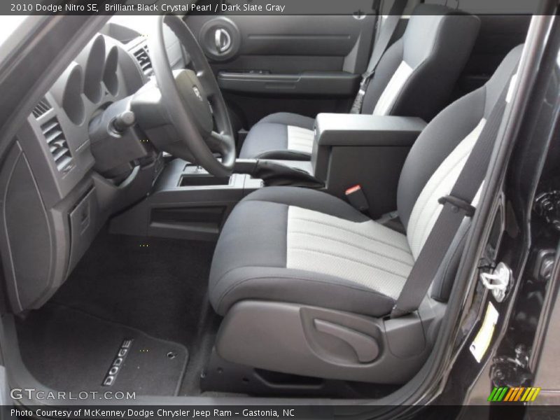 Brilliant Black Crystal Pearl / Dark Slate Gray 2010 Dodge Nitro SE