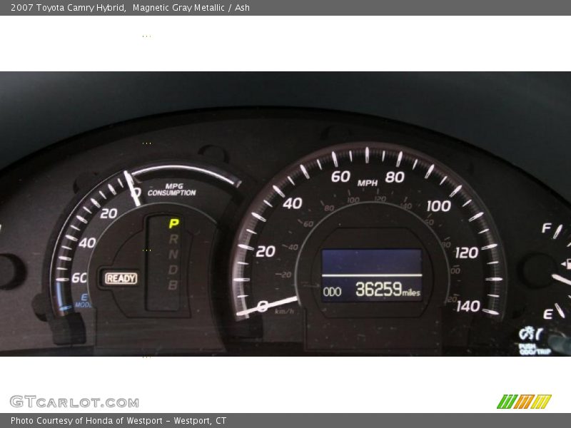 Magnetic Gray Metallic / Ash 2007 Toyota Camry Hybrid