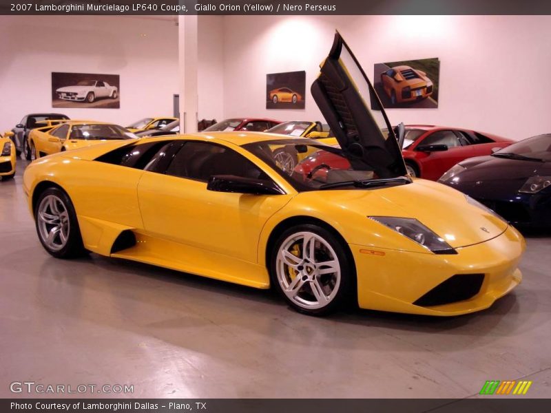 Giallo Orion (Yellow) / Nero Perseus 2007 Lamborghini Murcielago LP640 Coupe