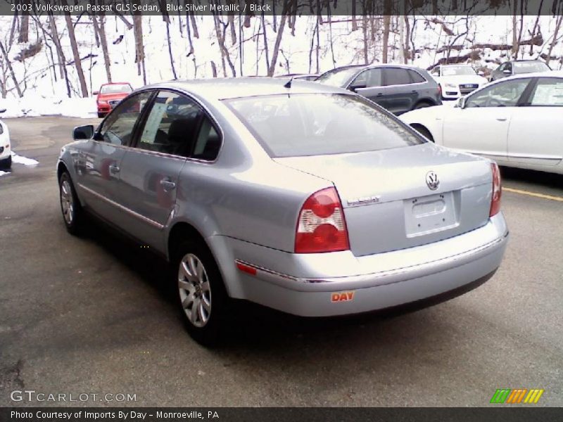 Blue Silver Metallic / Black 2003 Volkswagen Passat GLS Sedan