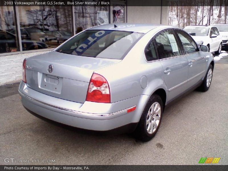 Blue Silver Metallic / Black 2003 Volkswagen Passat GLS Sedan