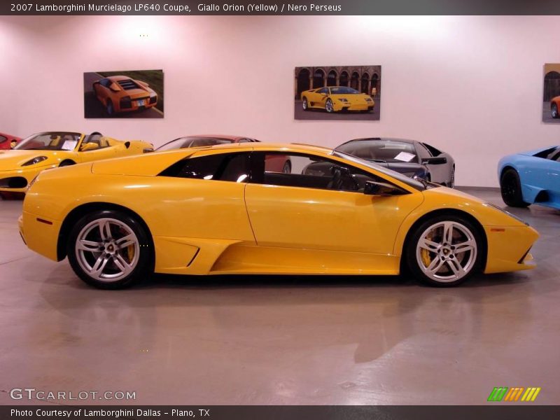 Giallo Orion (Yellow) / Nero Perseus 2007 Lamborghini Murcielago LP640 Coupe