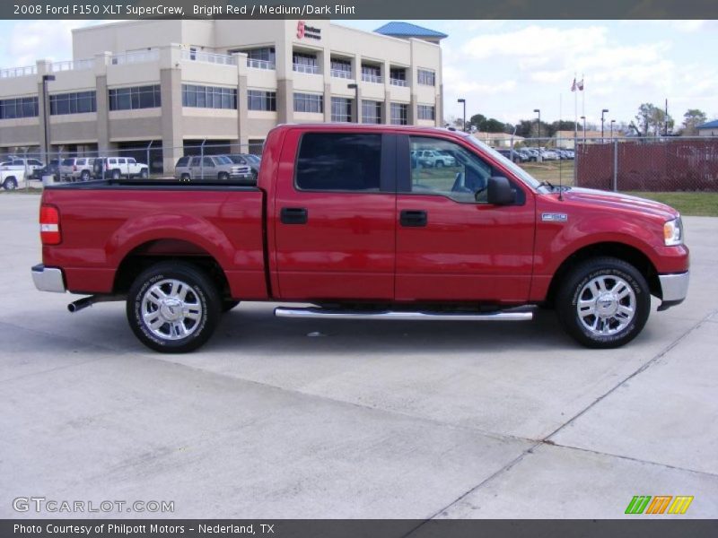Bright Red / Medium/Dark Flint 2008 Ford F150 XLT SuperCrew