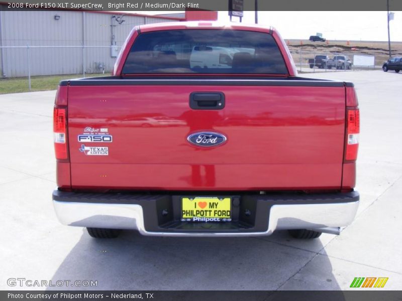 Bright Red / Medium/Dark Flint 2008 Ford F150 XLT SuperCrew