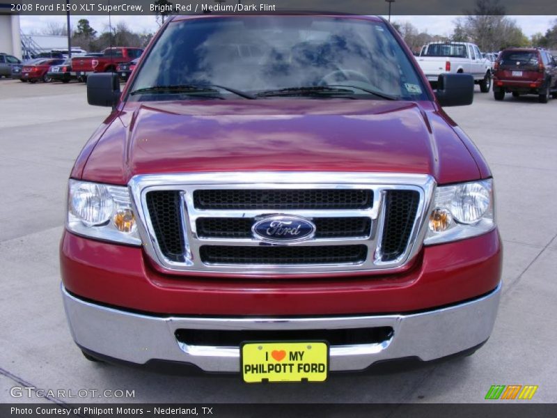 Bright Red / Medium/Dark Flint 2008 Ford F150 XLT SuperCrew