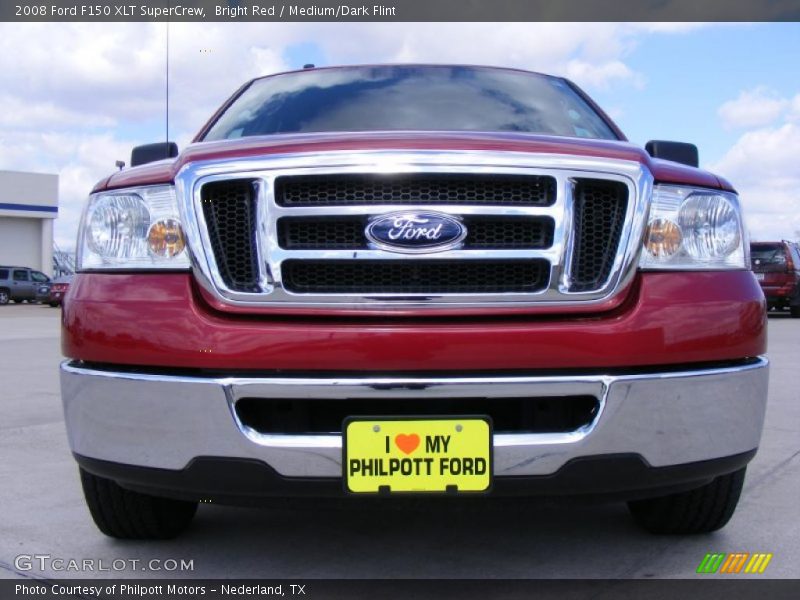 Bright Red / Medium/Dark Flint 2008 Ford F150 XLT SuperCrew