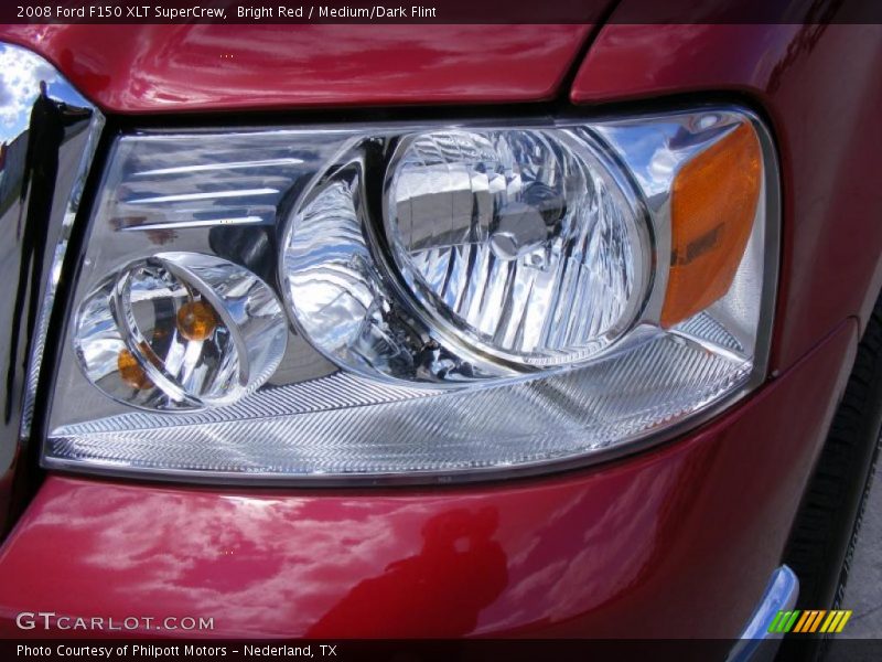 Bright Red / Medium/Dark Flint 2008 Ford F150 XLT SuperCrew