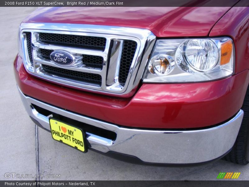Bright Red / Medium/Dark Flint 2008 Ford F150 XLT SuperCrew