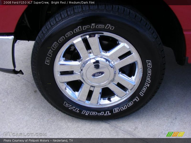 Bright Red / Medium/Dark Flint 2008 Ford F150 XLT SuperCrew
