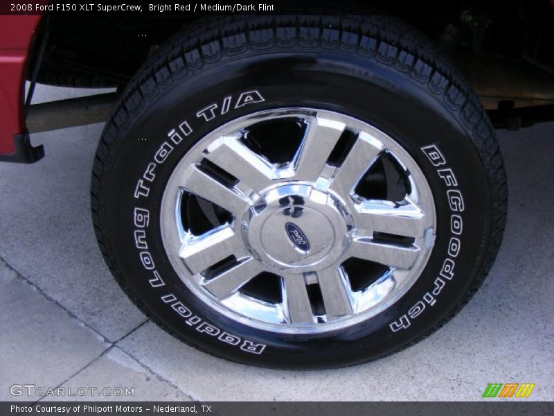 Bright Red / Medium/Dark Flint 2008 Ford F150 XLT SuperCrew