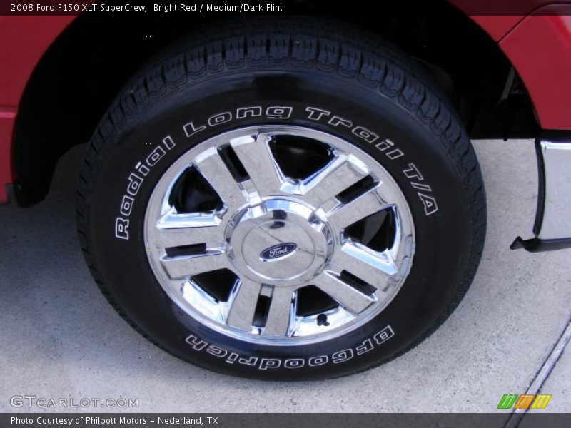 Bright Red / Medium/Dark Flint 2008 Ford F150 XLT SuperCrew