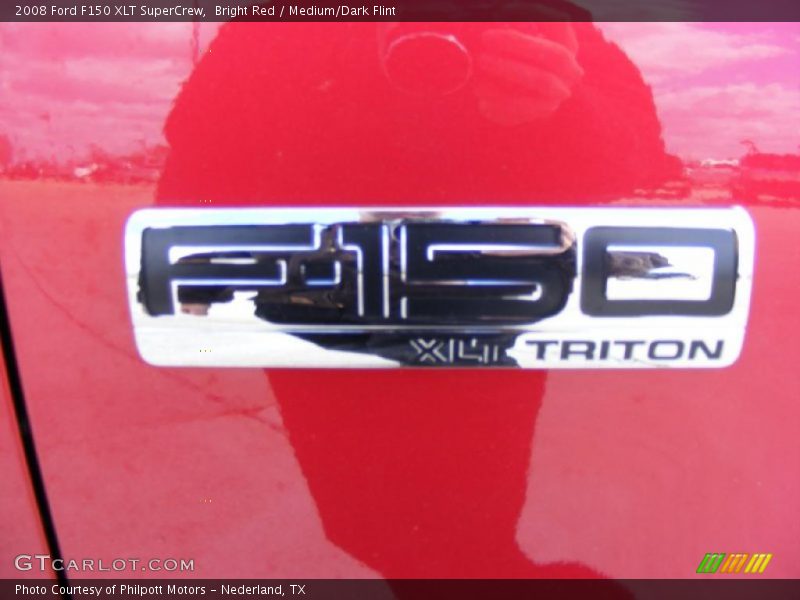 Bright Red / Medium/Dark Flint 2008 Ford F150 XLT SuperCrew