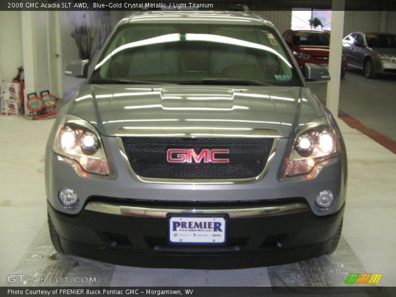 Blue-Gold Crystal Metallic / Light Titanium 2008 GMC Acadia SLT AWD