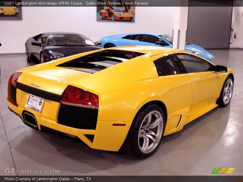 Giallo Orion (Yellow) / Nero Perseus 2007 Lamborghini Murcielago LP640 Coupe