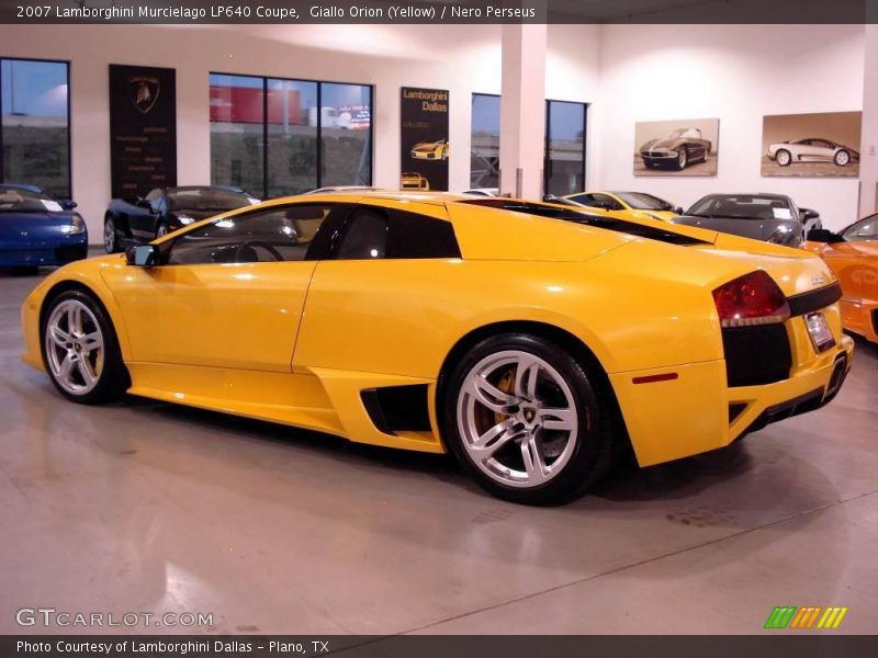 Giallo Orion (Yellow) / Nero Perseus 2007 Lamborghini Murcielago LP640 Coupe