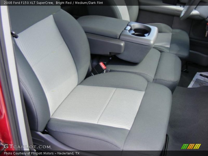 Bright Red / Medium/Dark Flint 2008 Ford F150 XLT SuperCrew
