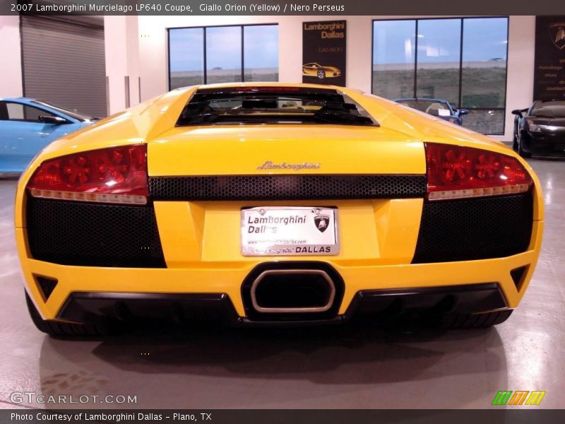 Giallo Orion (Yellow) / Nero Perseus 2007 Lamborghini Murcielago LP640 Coupe