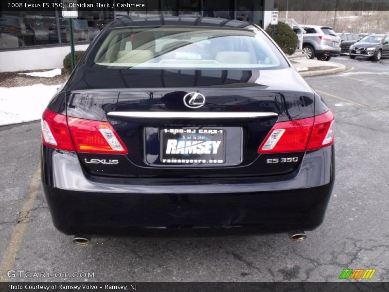 Obsidian Black / Cashmere 2008 Lexus ES 350