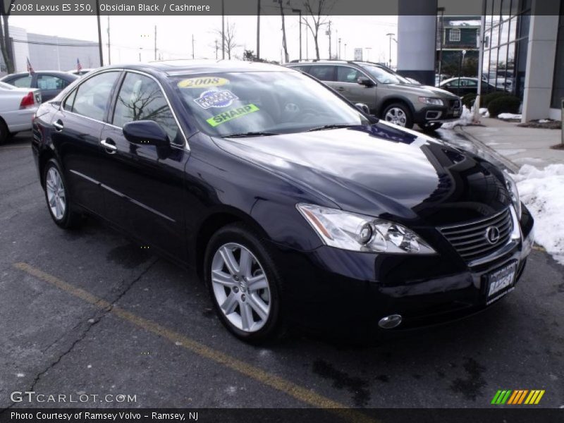 Obsidian Black / Cashmere 2008 Lexus ES 350