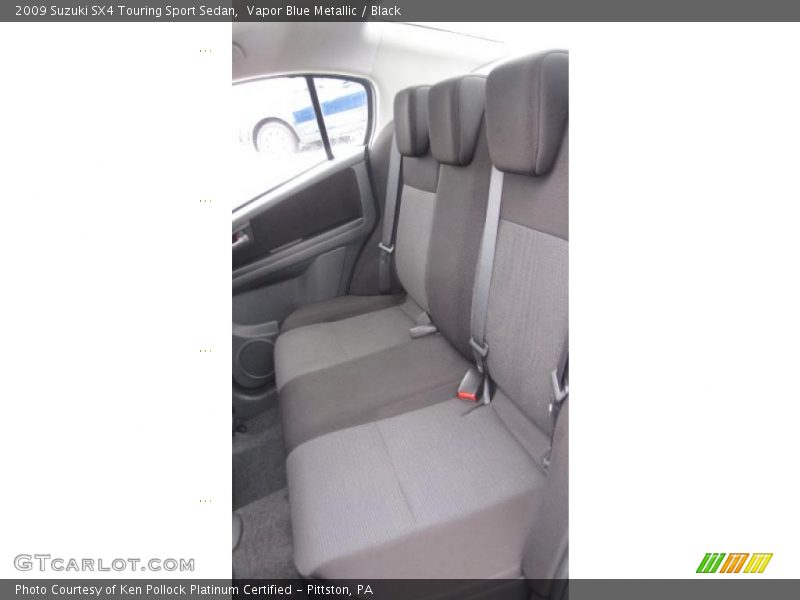 Vapor Blue Metallic / Black 2009 Suzuki SX4 Touring Sport Sedan